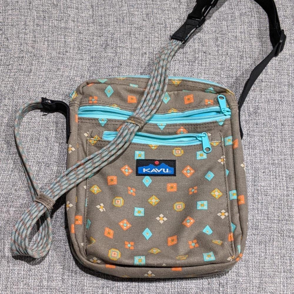 Kavu Zippit Crossbody Rope Bag - Fun Foulard